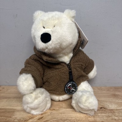 GUND Land's End Explorer Plush Teddy Bear Robert E. Beary LE 1998 with Compass
