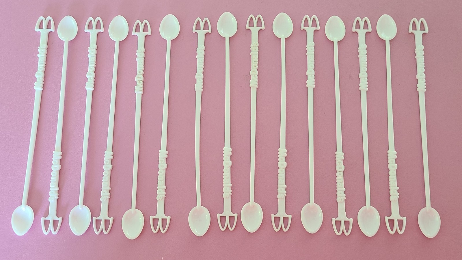 McDonald's Vintage Coffee Stirrers, 15 Pcs