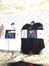 fruit of the loom mens crew socks And Low Cut 8 Pairs