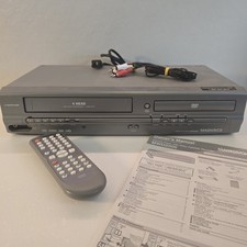 Magnavox MWD2205 4-Head DVD/VCR Player - with Remote, Cables and Manual