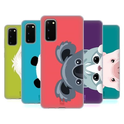 HEAD CASE DESIGNS PEEKING ANIMALS SOFT GEL CASE & WALLPAPER FOR SAMSUNG PHONES 1 - Image 1 of 4