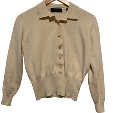 Dana Brooke Merino Wool Collared Women’s Sweater Size Medium