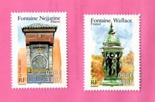FRANCE - 2001 - YT N°3441/3442**MNH - FONTAINES - COTE 4€