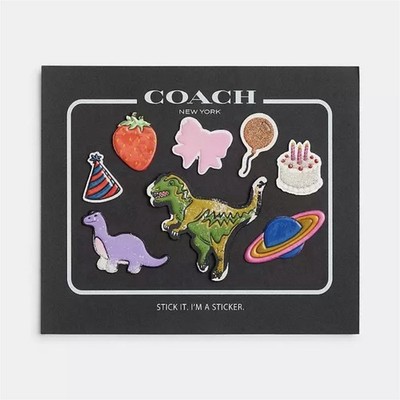 Coach Rexy 10th Birthday Sticker Set