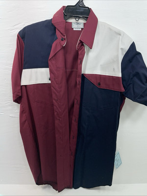 New Men s Cowboy Threads Multiple Color Short Sleeve Button Up Medium B-100
