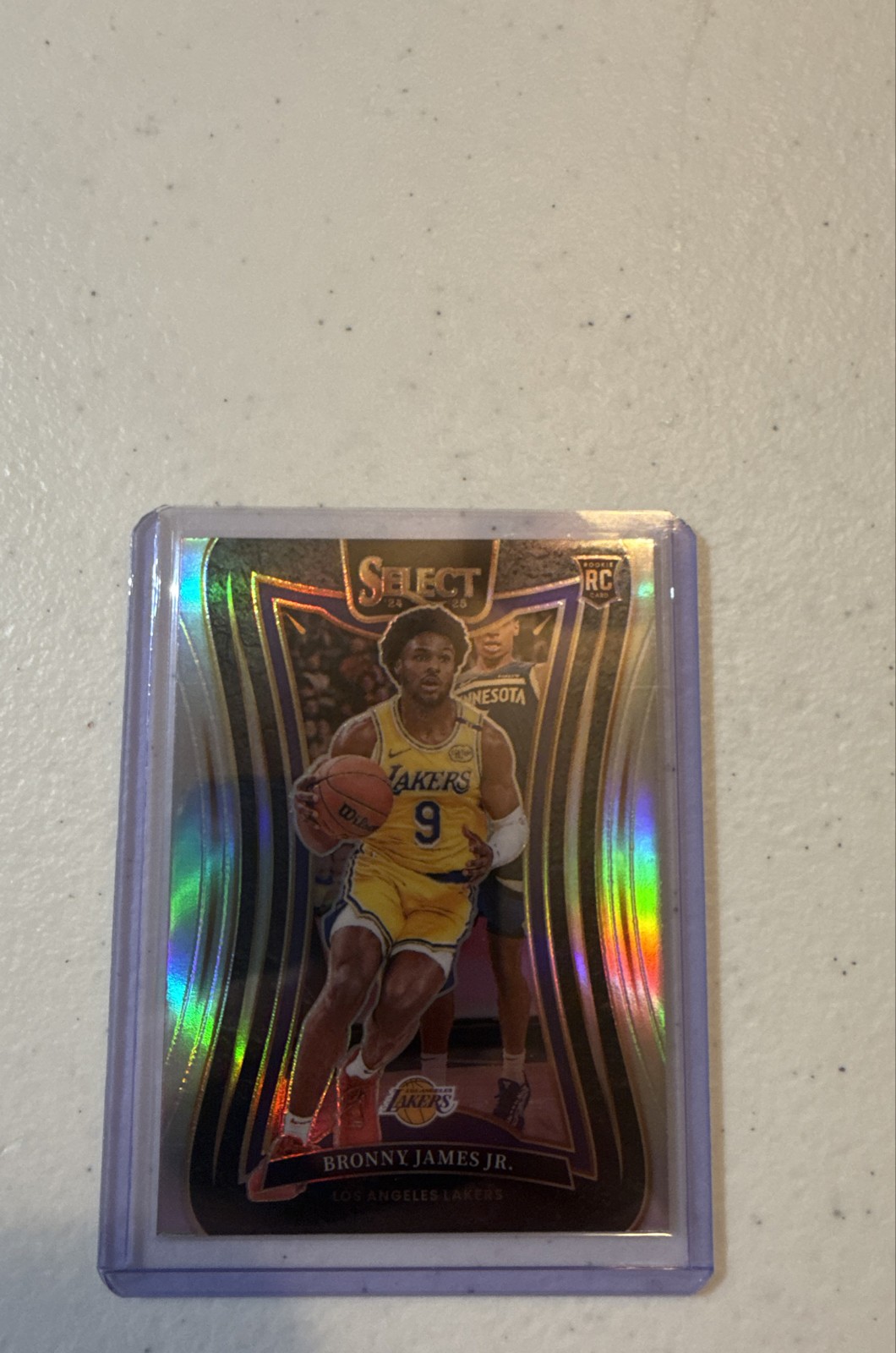 2024-25 Panini Select - Mezzanine Bronny James #369 Silver Prizm (RC)