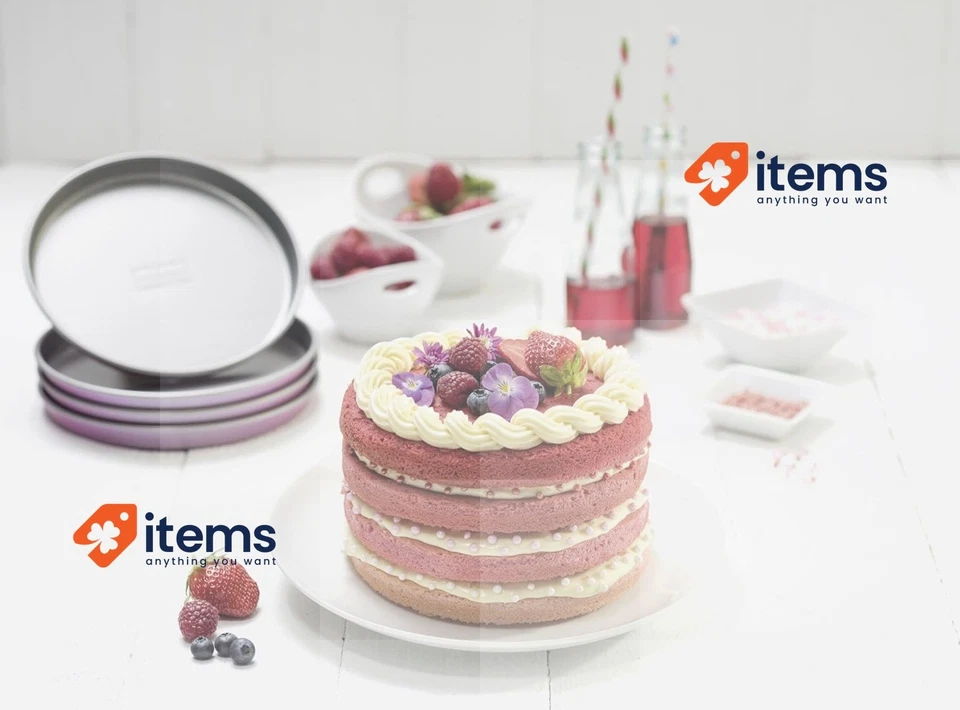 Zenker Z7470 a Strati Tortiera Set Lega Acciaio Rosa Di 4 - Confezione Pirottini - Immagine 2 di 3