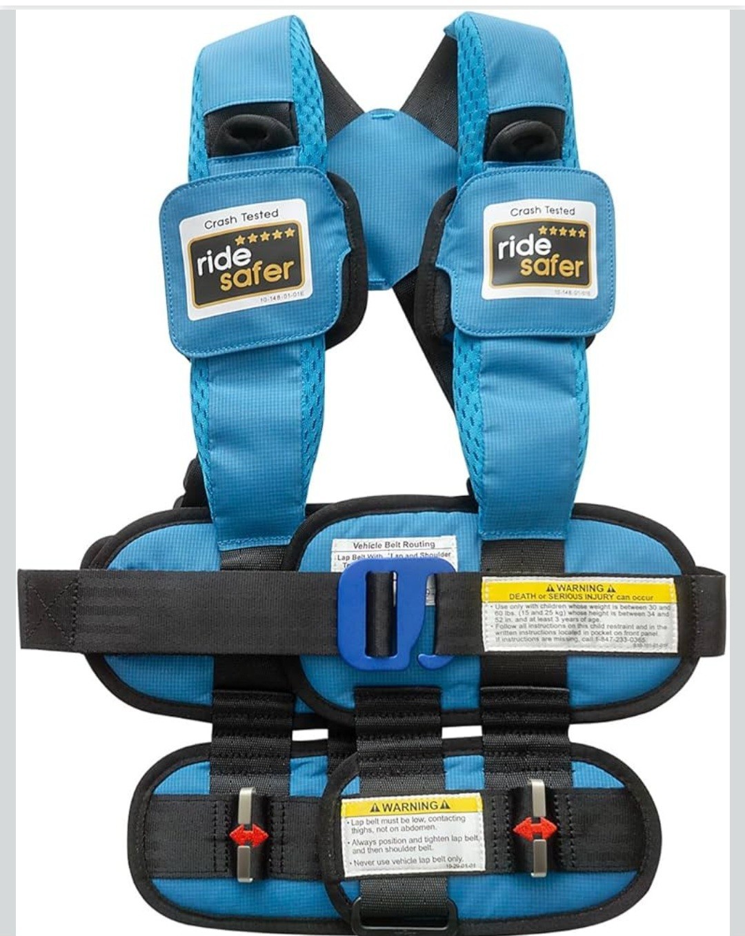 RideSafer Delight Small Blue, Lightweight, Compact, Portable Car Seat For Travel