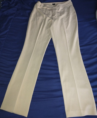 Esprit Women's Beige Dress Pants US 8 Flat Front Straight Leg Pockets