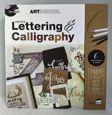 Art School Creative Lettering  Calligraphy Set Watercolor Brush Pens Ink Pen