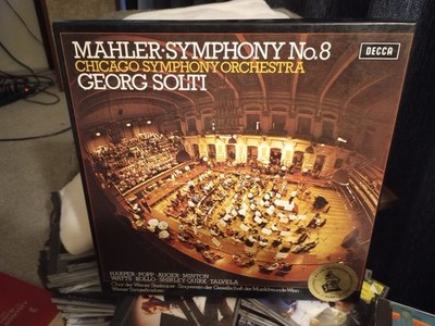 Mahler Symphony no.8, Solti Chicago SO, Decca SET 534-5 box 2 lps