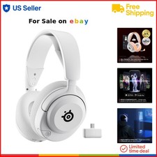 Wireless Gaming Headset Neodymium Drivers 60HR Battery PC PS5 Switch Mobile