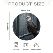 8 Flat Foil Painting, Health Lecture Theme, 7.87inch Round Qingming Festival Tin