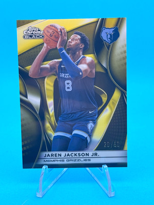 2025-26 Topps Chrome Black Jaren Jackson Jr /50 Gold / Grizzlies