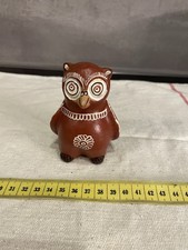 schöne Eule aus Ton von Lateinamerika - aus Sammlungsauflösung