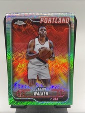 2024-25 Topps Chrome - Jabari Walker, Jabari Walker #67 Green Topps Refractor
