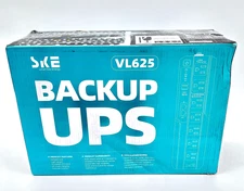 SKE Compact Size Lightweight UPS Battery Backup Model VL625 - Black