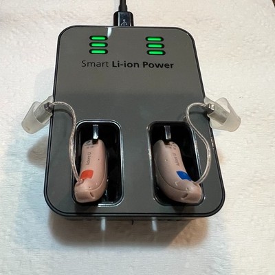 Connexx Smart Li-ion Power Rexton Adore Li Hearing Aid Charger w 