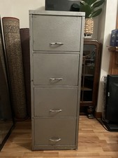 Vintage Industrial Heavy Duty Metal Filing Cabinet for Home Office