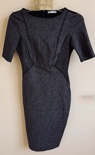 Zara Bodycon Dress in charcoal gray WB Collection Size Small