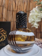 La Tee Da Fragrance Lamp Amber And Stripes Art Glass Effusion Lamp Est 2009 