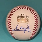 ADDISON RUSSELL (Cubs) Signed Official 2016 WORLD SERIES Baseball Beckett (BAS)