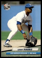 1992 Ultra Lenny Harris Los Angeles Dodgers #211