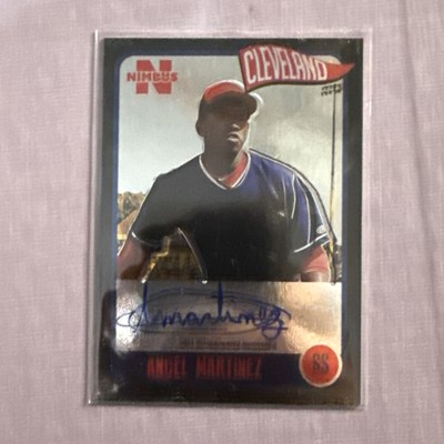 2020 Onyx Nimbus Prospect ANGEL MARTINEZ Indians Auto BLACK  #/25 Autograph