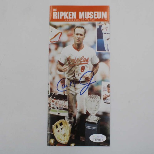 Cal Ripken Jr. Signierte Broschüre The Ripken Museum Autogramm JSA ZJ17432