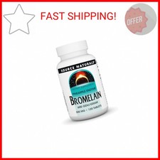 Source Naturals Bromelain, Proteolytic Enzyme Supplement, 500mg - 120 Tablets