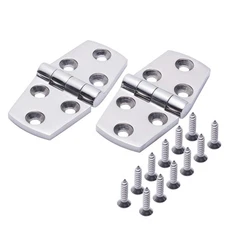 Boat Casting Solid Door Hinges,Marine Grade 316 Stainless Steel Mirror Polish...