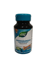 Nature's Way Ashwagandha Premium Extract Reduce Stress 60 Vegan Capsules 06/27