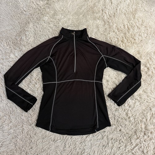 Women’s Medium Black Goode Rider Long Sleeve Horseback Riding Sunshirt 