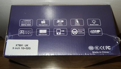 JUNSUN XT891 UK 9'' 1G+32G Navigation/Radio