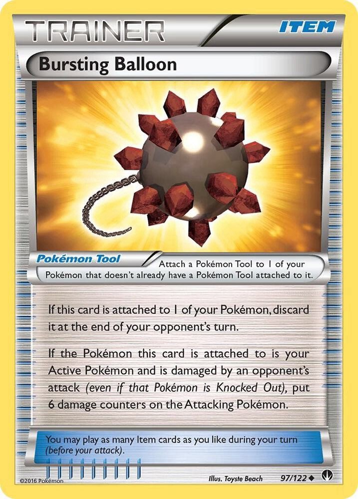 Pokemon TCG Breakpoint Bursting Balloon 97/122 NM/M Non Holo