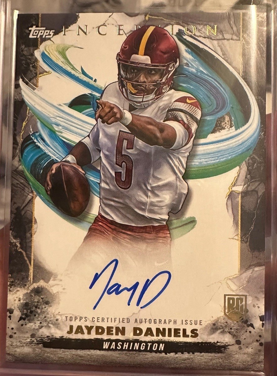 JAYDEN DANIELS 2024 Topps Inception Football Rookie Autograph RC