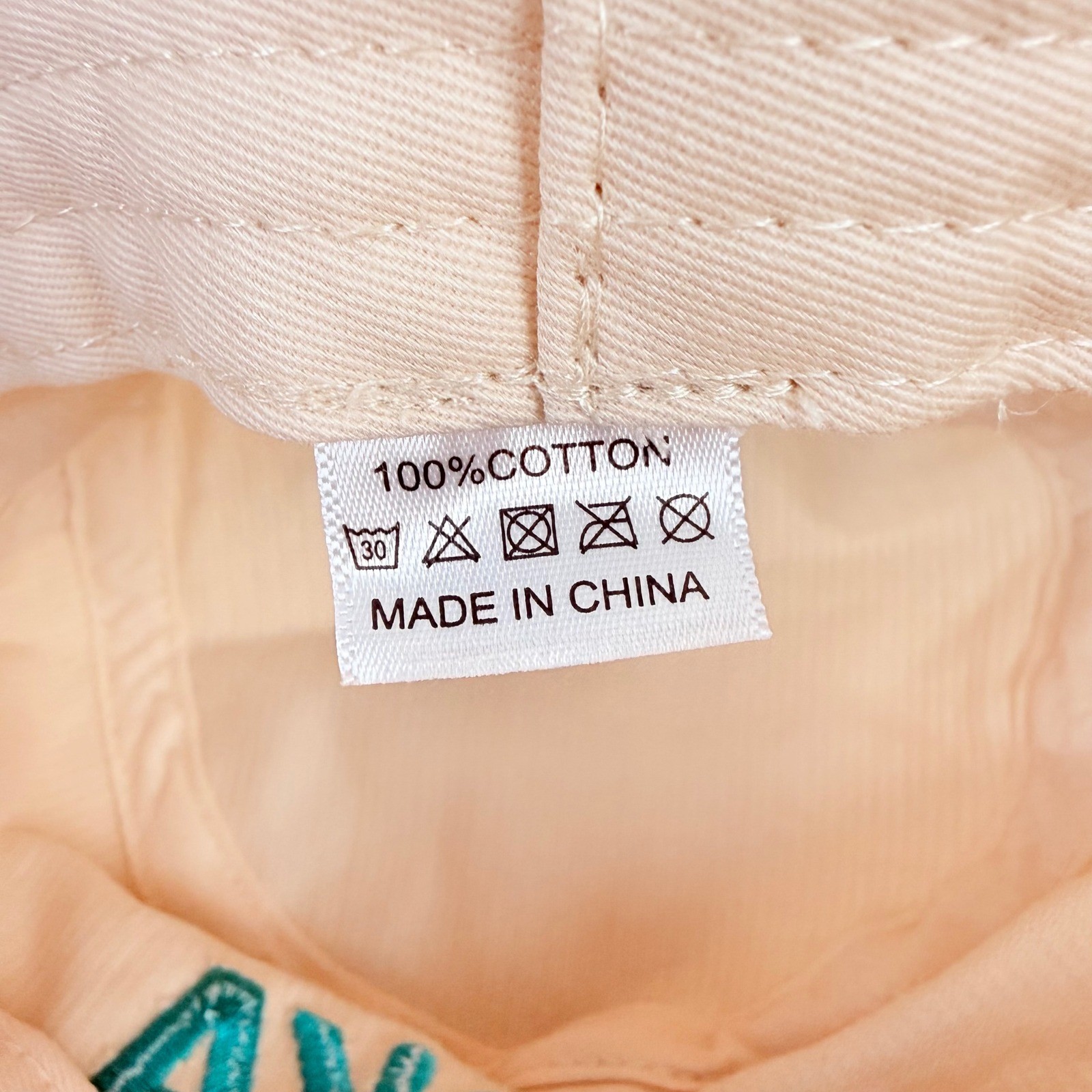 Hoka Bucket Hat Corduroy Beige Teal Logo Summer Mile Club Unisex thumbnail 7