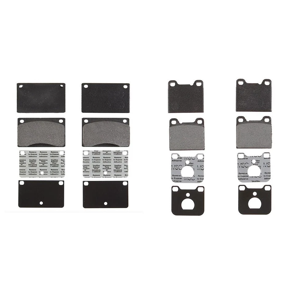 Pastillas de freno metálicas Element3 delanteras y traseras Volvo 262 1981 1980 - Raybestos Foto 4 de 4