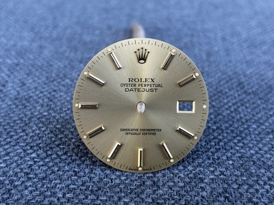 Rolex Datejust 16233/16238/16203/16013 Gold Dial Tritium 