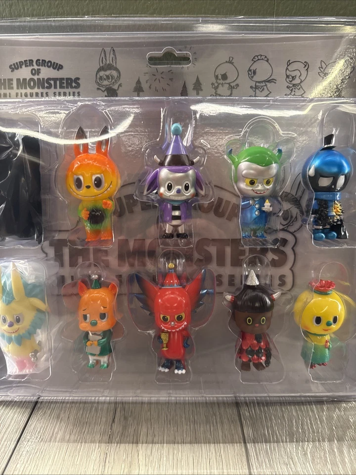 The Monsters Supergroup Dcon Set How2work X Kasing Lung X Labubu Foto 3 de 4