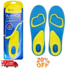 NEW Scholl Gel Activ Everyday Shock Absorption Insoles Men&Women