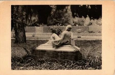 Statue by Mario Korbel "Night" Brookgreen Gardens SC Vtg Postcard CO1