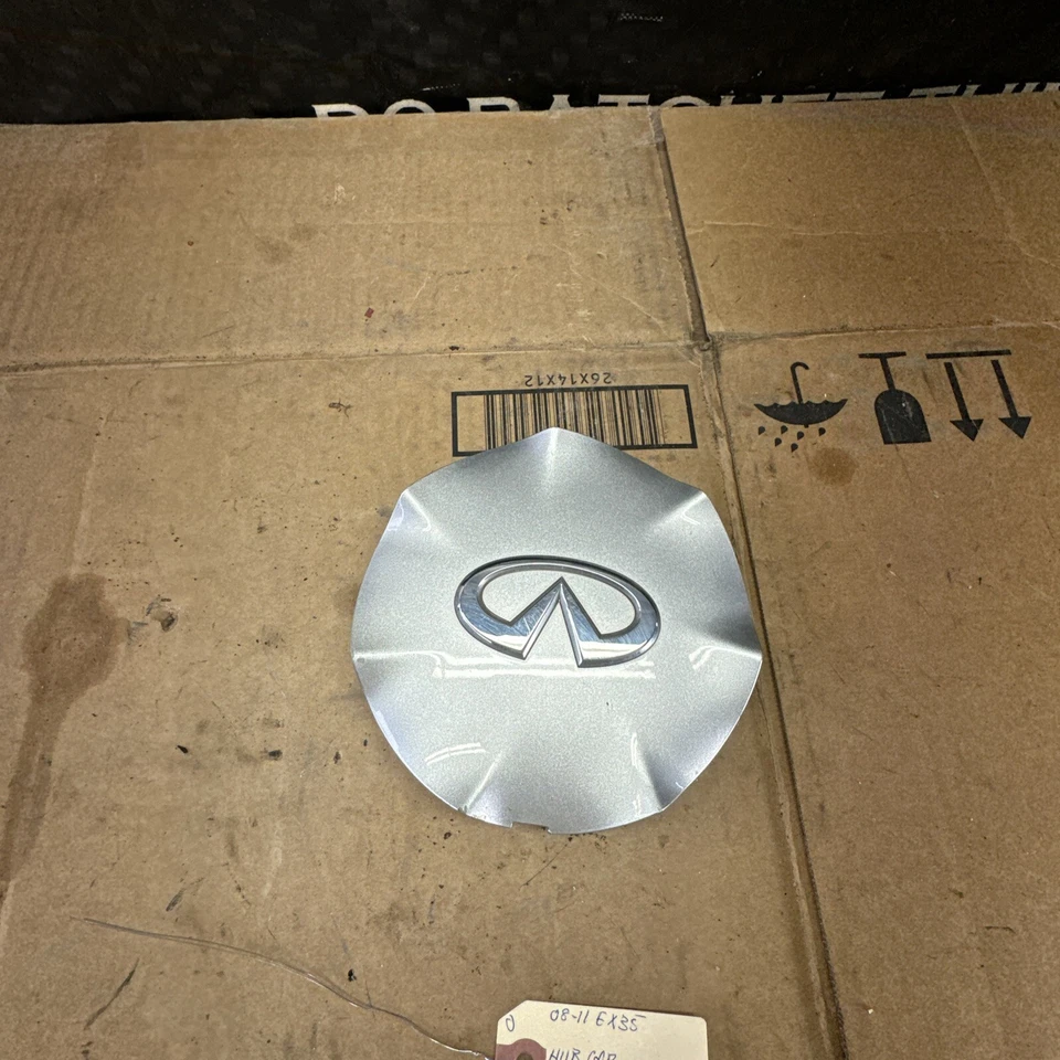 08-11 Infiniti EX35 7 RADIOS 6" Conjunto Tapacubos Centro Rueda Gris 40315-1BA8A Foto 2 de 4