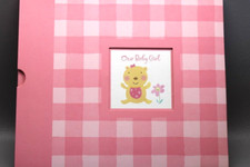Vintage Unused Hallmark Our Little Girl Pink Baby Book Keepsake Album Memory