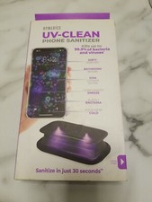 HoMedics UV-CLEAN Phone Sanitizer In Just 30 Seconds Sanitize Both Sides N.I.B.