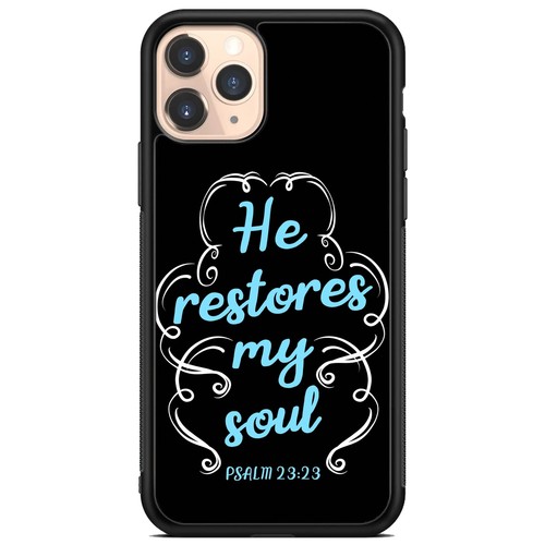 Faith He restores my soul For Samsung A15 A16 S23 S24 S25 Ultra FE Friendly Case - 第 2/25 張圖片