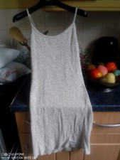 Cream and Light Grey Dress