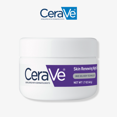 CeraVe Skin Renewing Night Cream, Face Moisturizer with Peptides