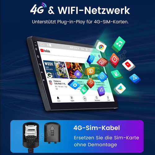 Für Fiat Bravo 2007-2012 Autoradio CarPlay Android 13.0 DAB GPS CANBUS 6GB+128GB - Bild 13 von 18