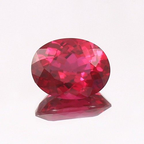 AAA 7.25 Ct Natural Flawless Blood Red Mozambique Ruby Loose Oval Gemstone Cut - Picture 2 of 4